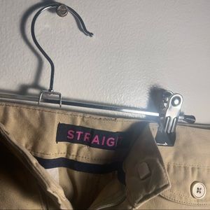 GIRLS FRENCH TOAST STRAIGHT KHAKI PANTS